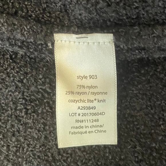 Barefoot Dreams Navy Blue CozyChic Lite Island Wrap Size L/XL - Picture 10 of 10